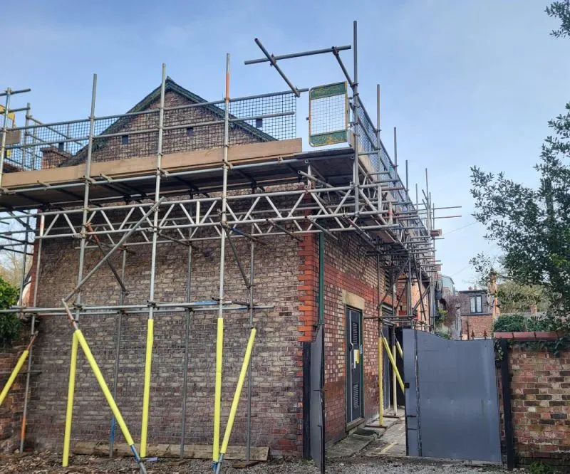 ASAP Scaffolding - domestic scaffolding job